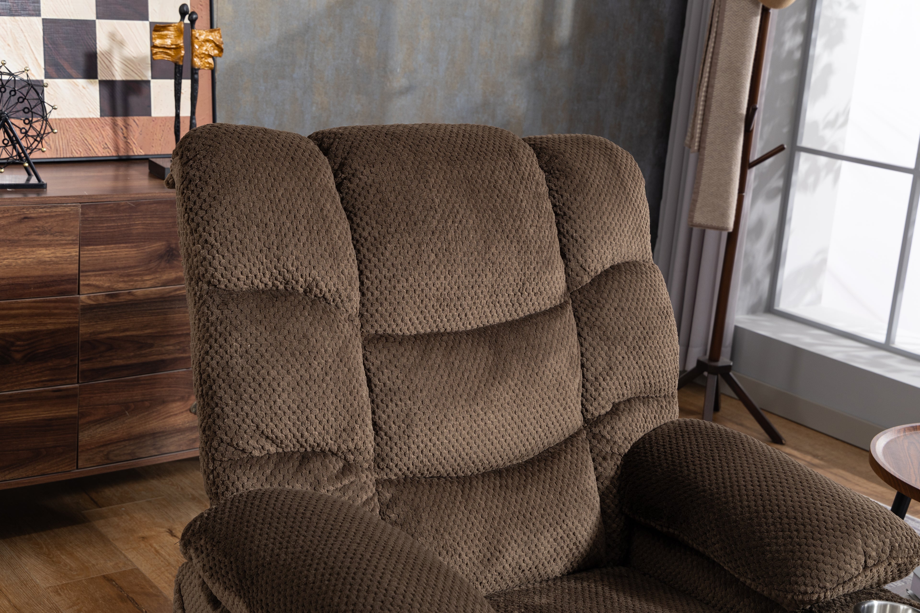 Ultra Wide Electric Lounge Chair with Hot Massage Heating