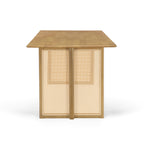 Natural Rubber Wood Dining Table