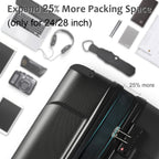 Hardshell Luggage - Lightweight Durable ABS Suitcases with Double Wheels