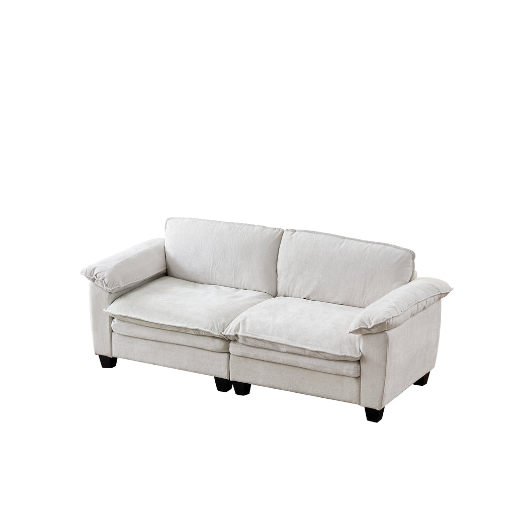 Luxury Chenille Upholstered Loveseat
