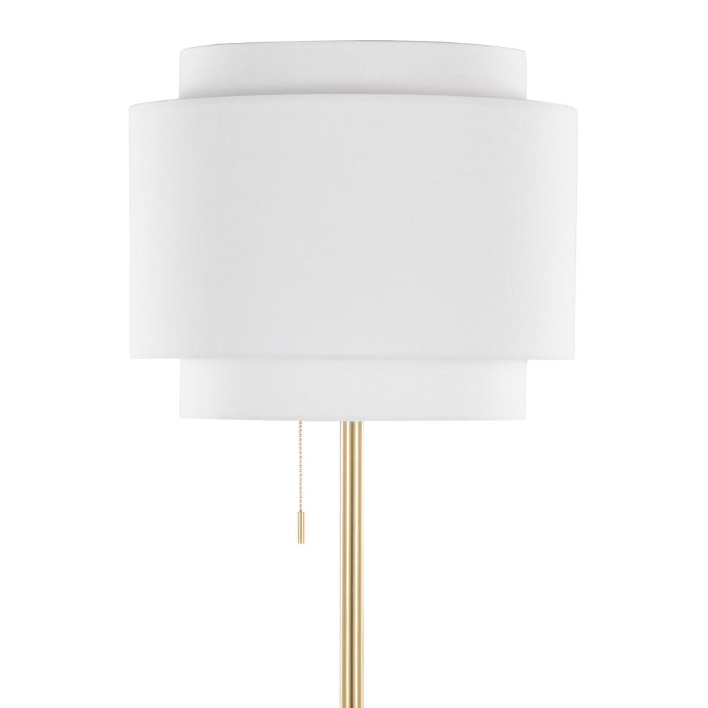 Tier 64" Contemporary Metal Floor Lamp