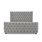 Brooklyn Queen Tufted Panel Bed Set, Opal