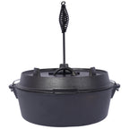 Pre-Seasoned Cast Iron Dutch Oven with Skillet Lid