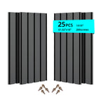 61 Inch Galvanized Metal Roof Panels - Set of 25