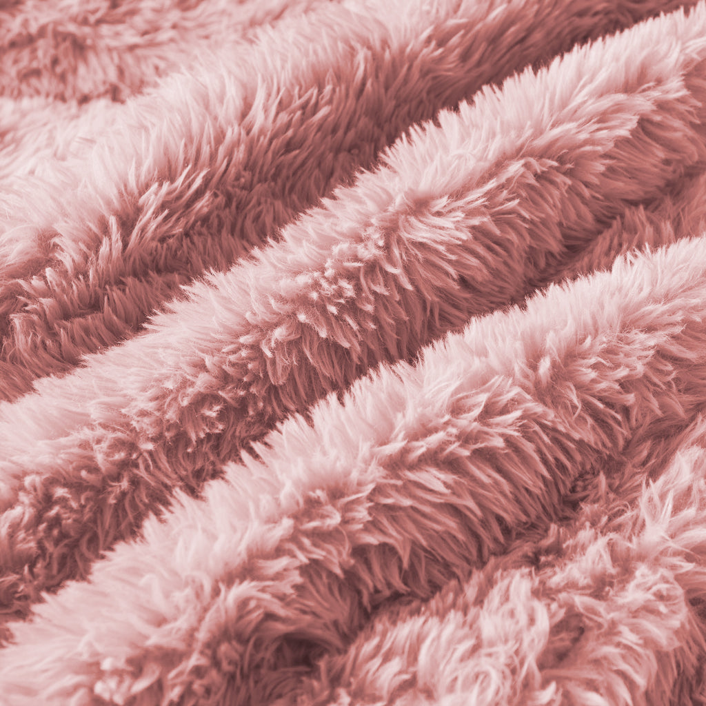 Aviana Ottoman Plush Fabric - Pink