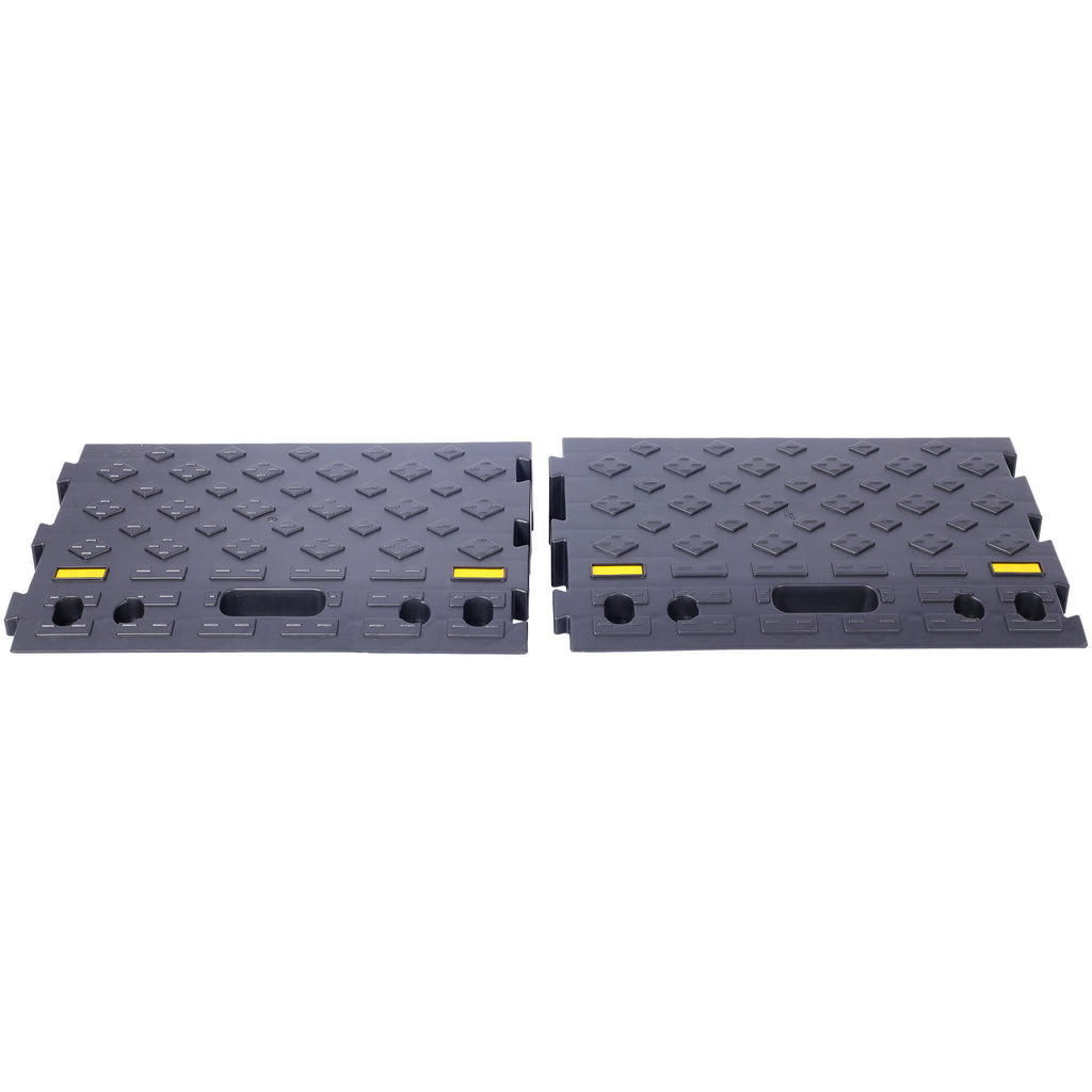 4" High 2-Piece Portable Automotive Curb Ramp