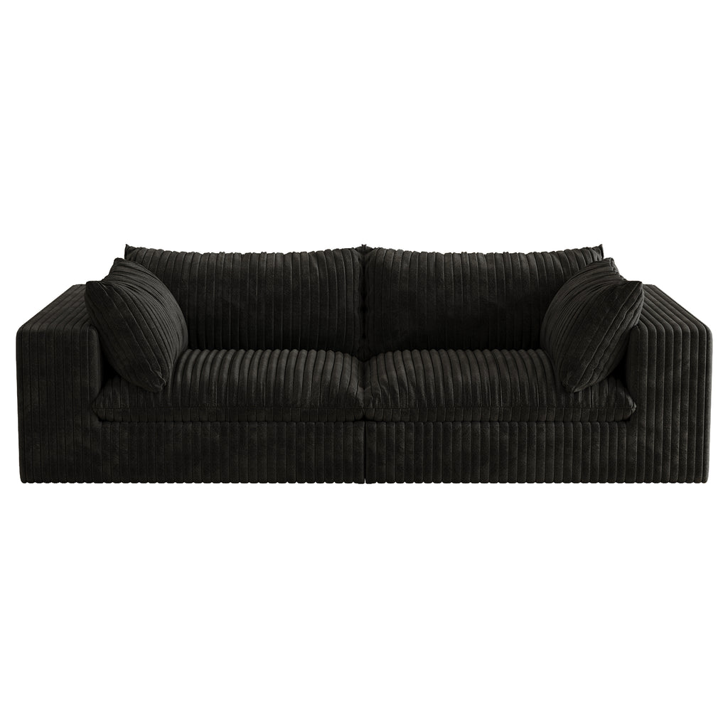 Y137 Modular 2-Seater Sofa - Black