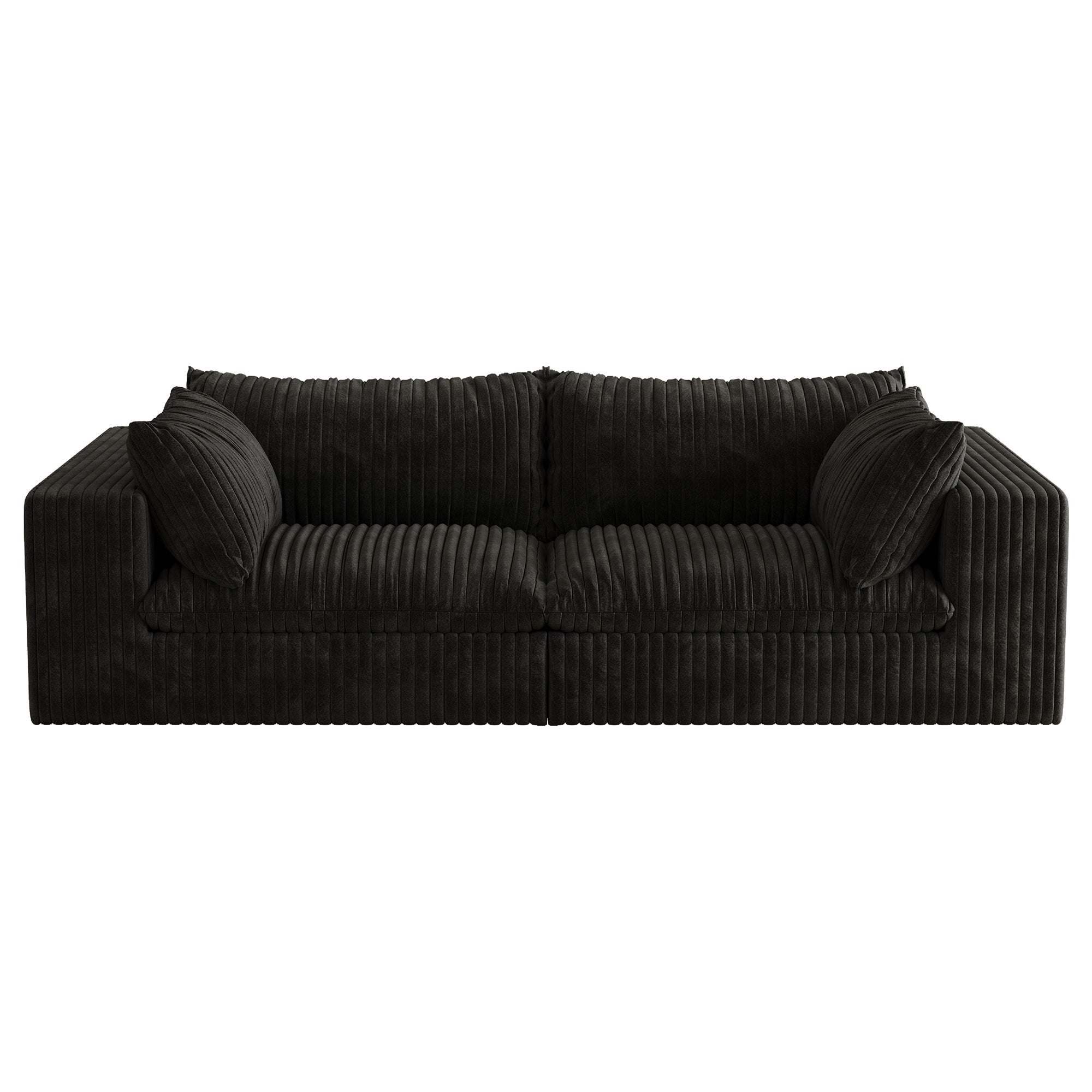 Y137 Modular 2-Seater Sofa - Black