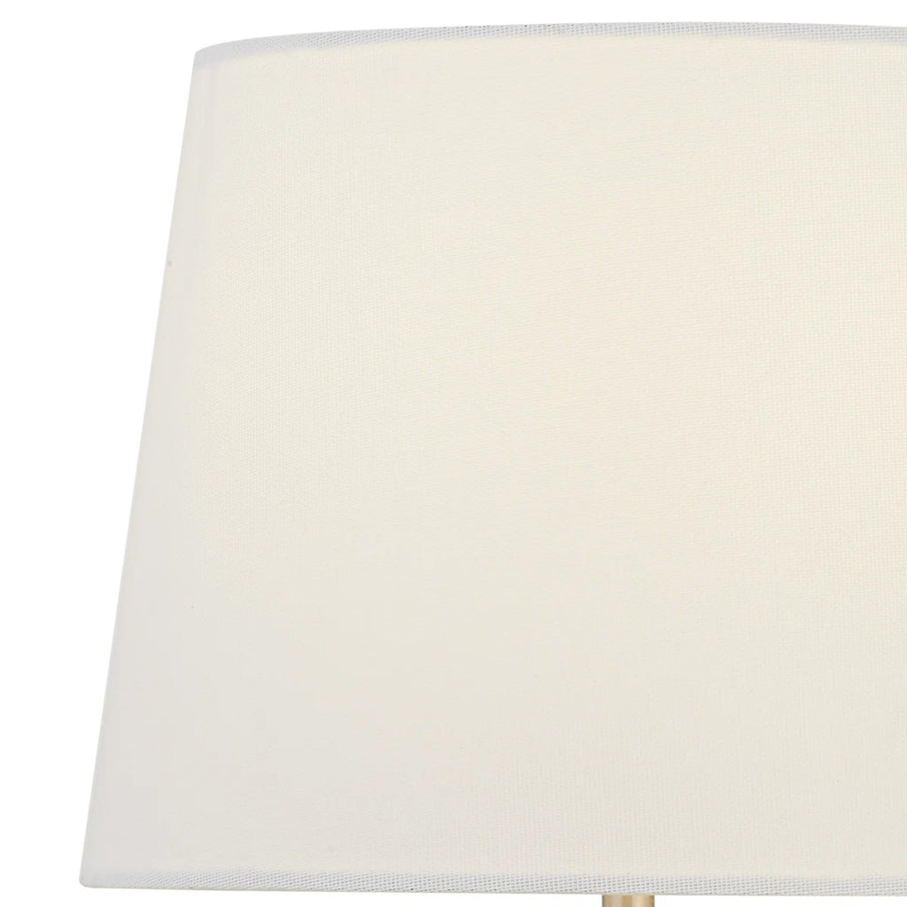 15-Inch Dolphin Resin Table Lamp, Pink, with White Linen Shade