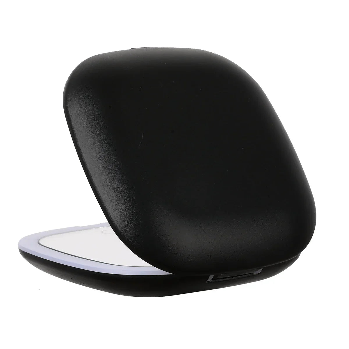 Black - 1x/3x Magnifiying Rechargeble LED Compact Makeup Mirror