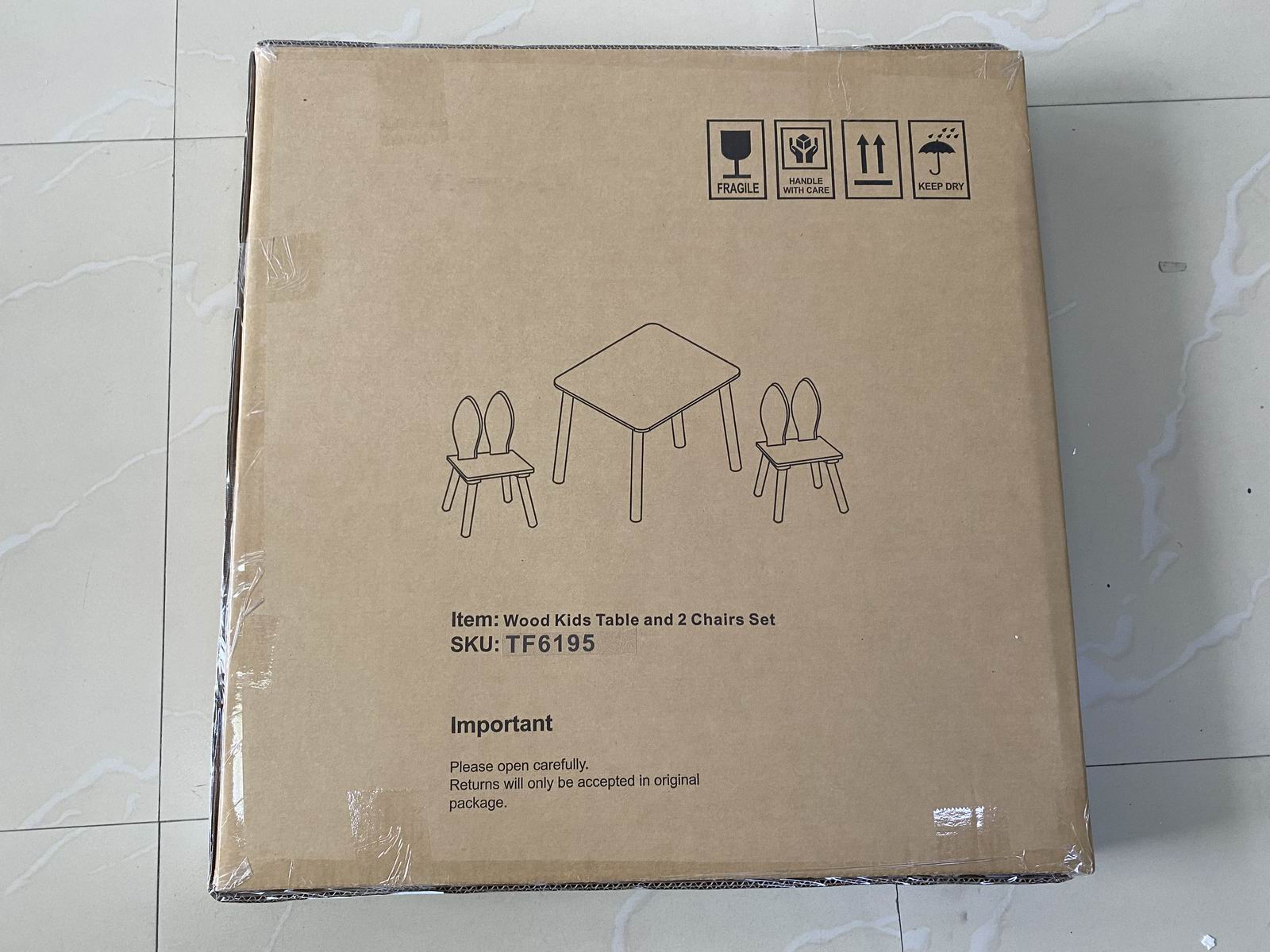 Kids Table and 2 Chairs Set