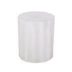 Outdoor Lightweight Concrete Side Table - Antique
