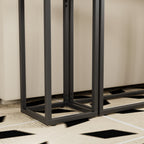 Narrow Console Table - High-End Edge Wrapped Foyer Table