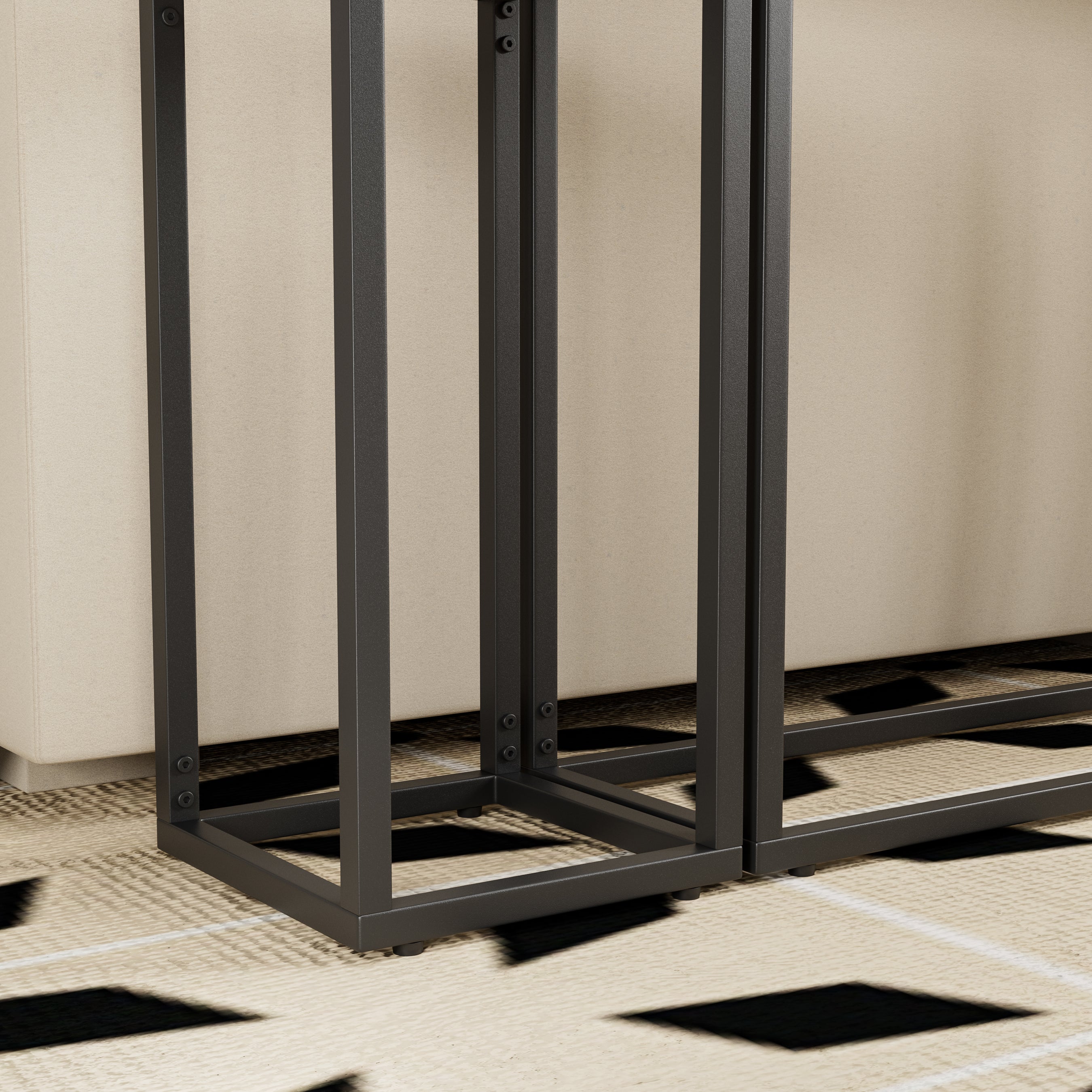 3-Piece Set of Narrow Tables