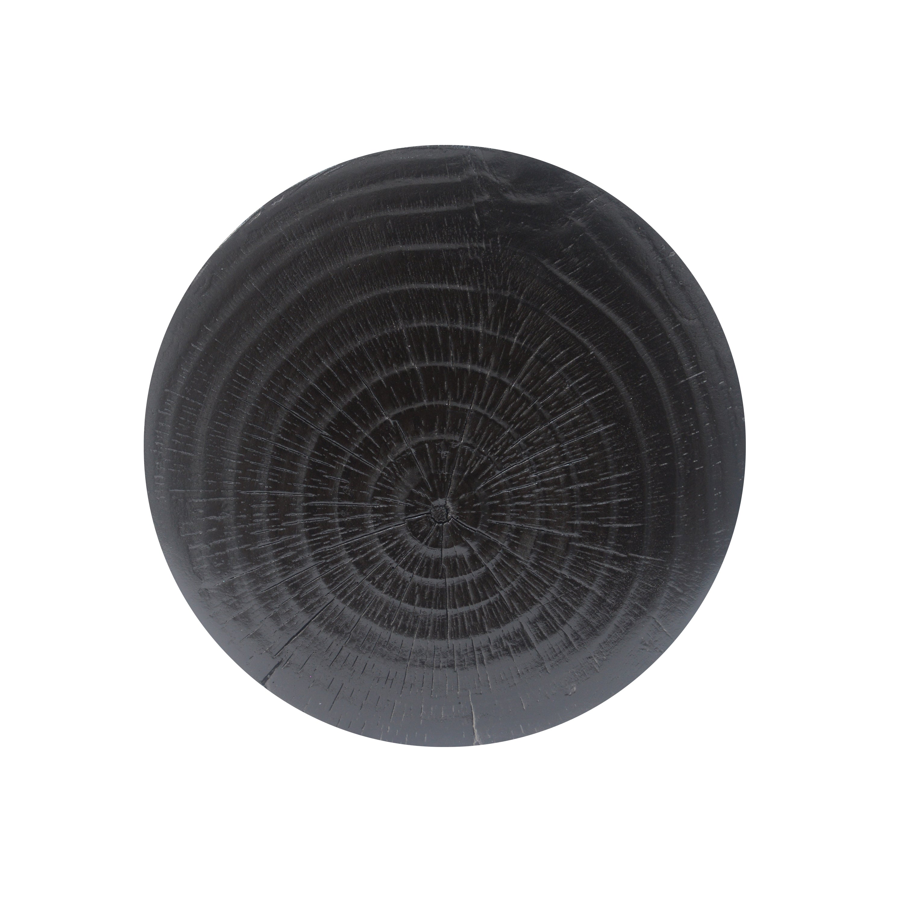 MGO Hollow Side Table, Wood-Like Texture