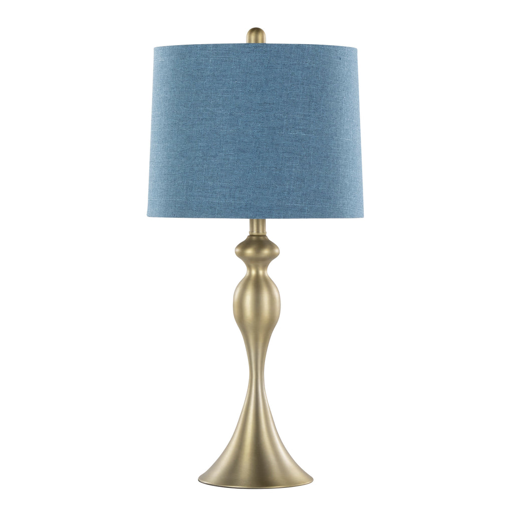 27" Contemporary Metal Table Lamp