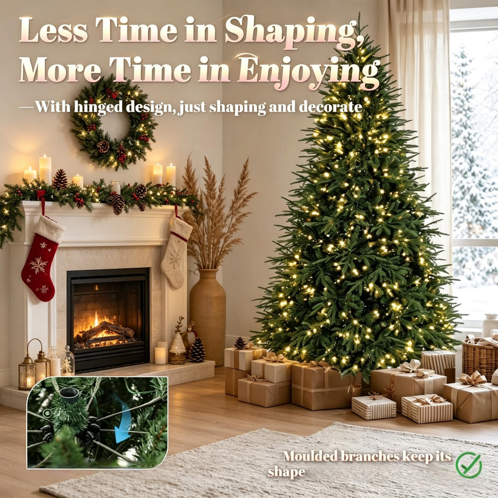 Festive Easy-Setup Artificial Christmas Tree