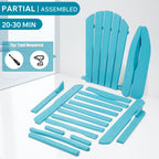 Wood Lounge Patio Chair for Garden Outdoor