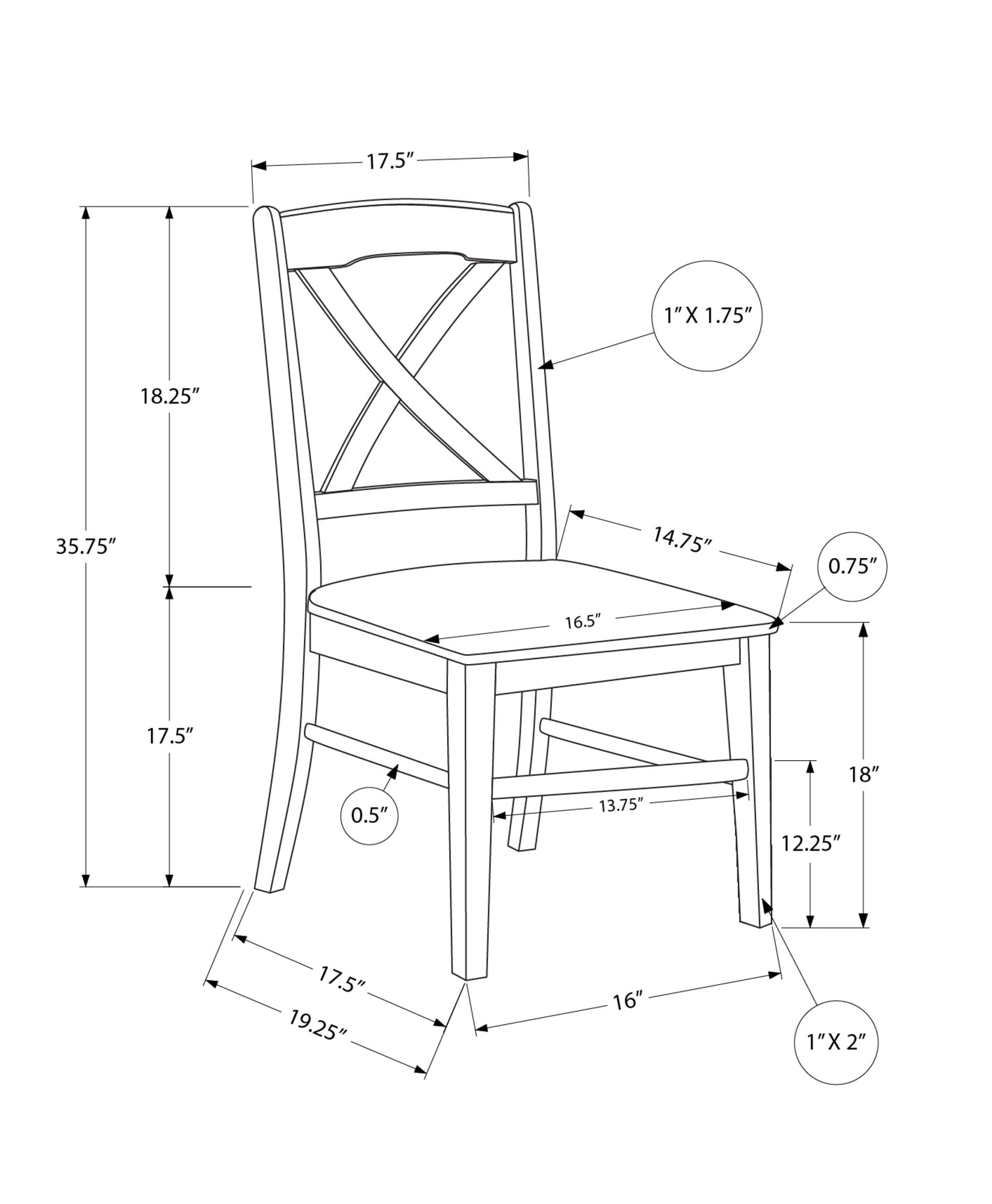 Dining Chair Set Of 2