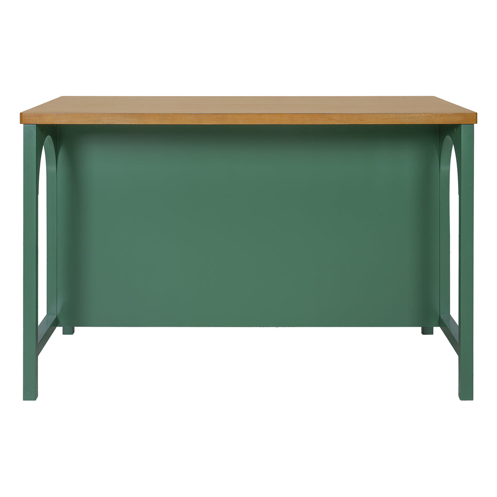 56" Farmhouse Kitchen Island with Open Storage