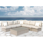 Fully Assembled 6-Seat All-Weather Wicker Patio Set with Cushions