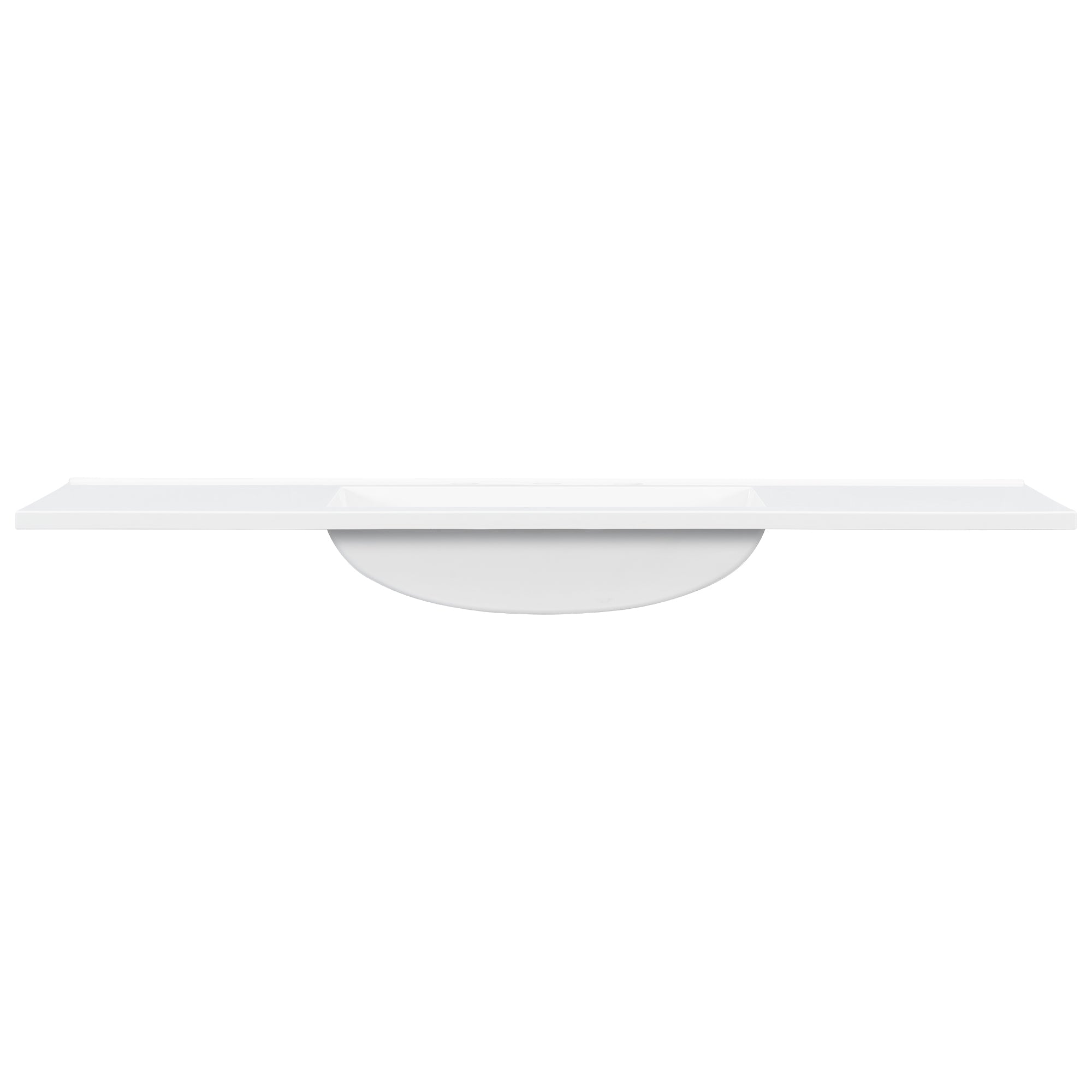 48" Composite Bathroom Vanity Top with Integrated Basin