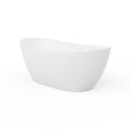 73 Inch Artificial Stone Solid Surface Freestanding Bathtub