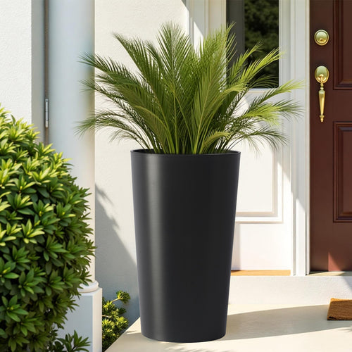 2 Pack Tall 21.7 in Planters for Outdoor Plants