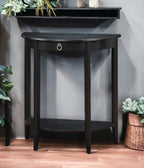 Justino II Half Moon Console Table