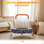 28-Inch Toddler Trampoline for Kids 1 Year Plus with Handle