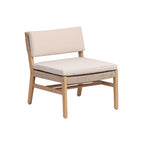 OMI Lounge Chair Acacia and Rope Design