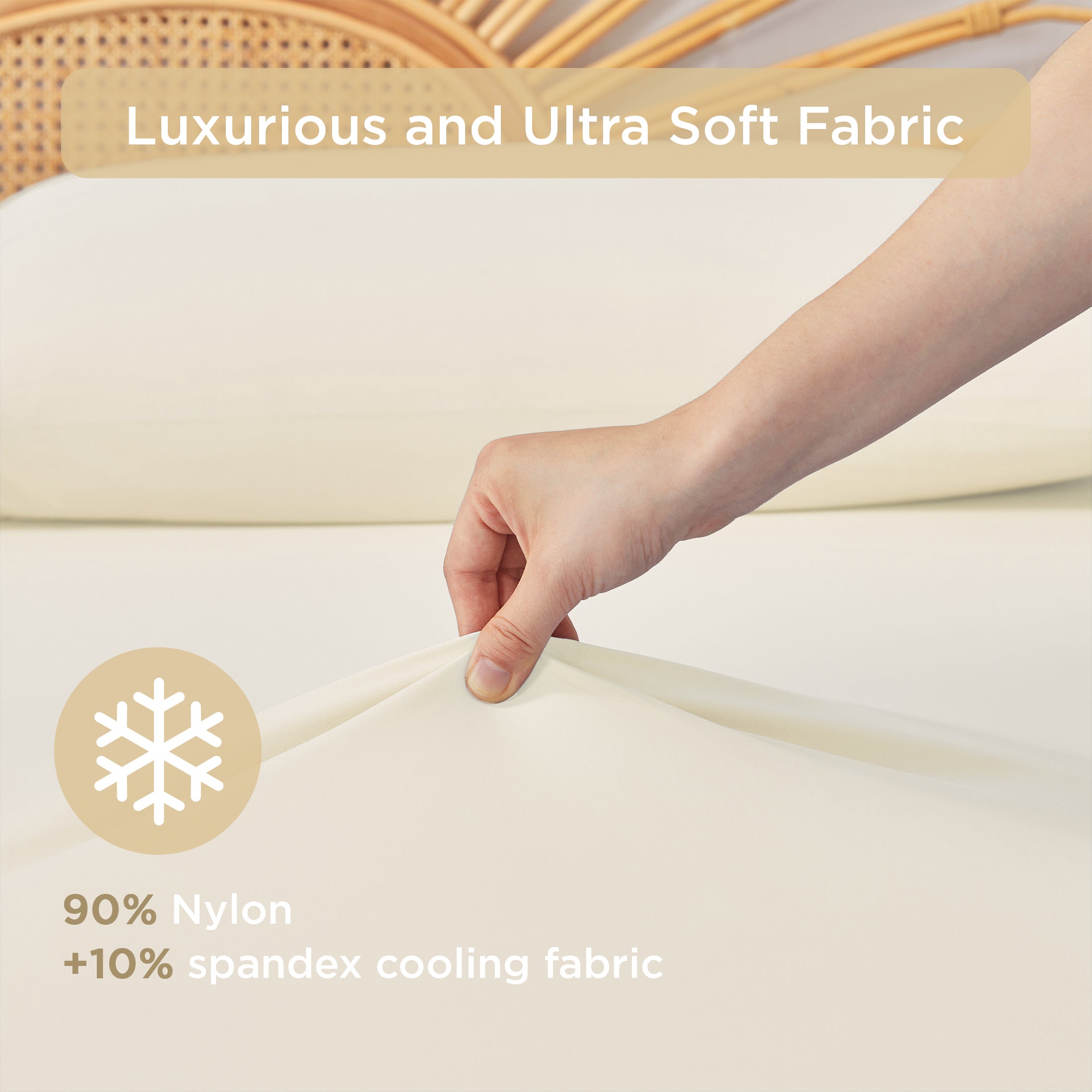 2-Piece Twin Cooling 3pc Sheet Set
