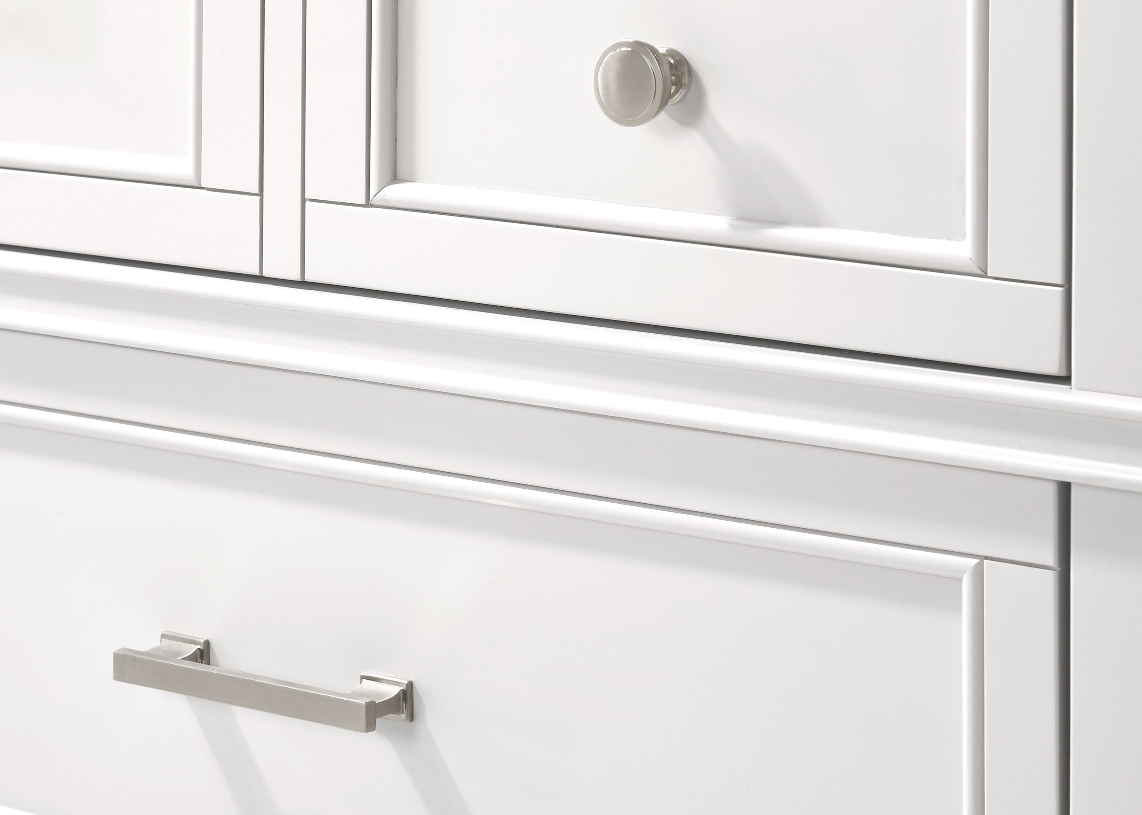 White 6 Drawer Dresser