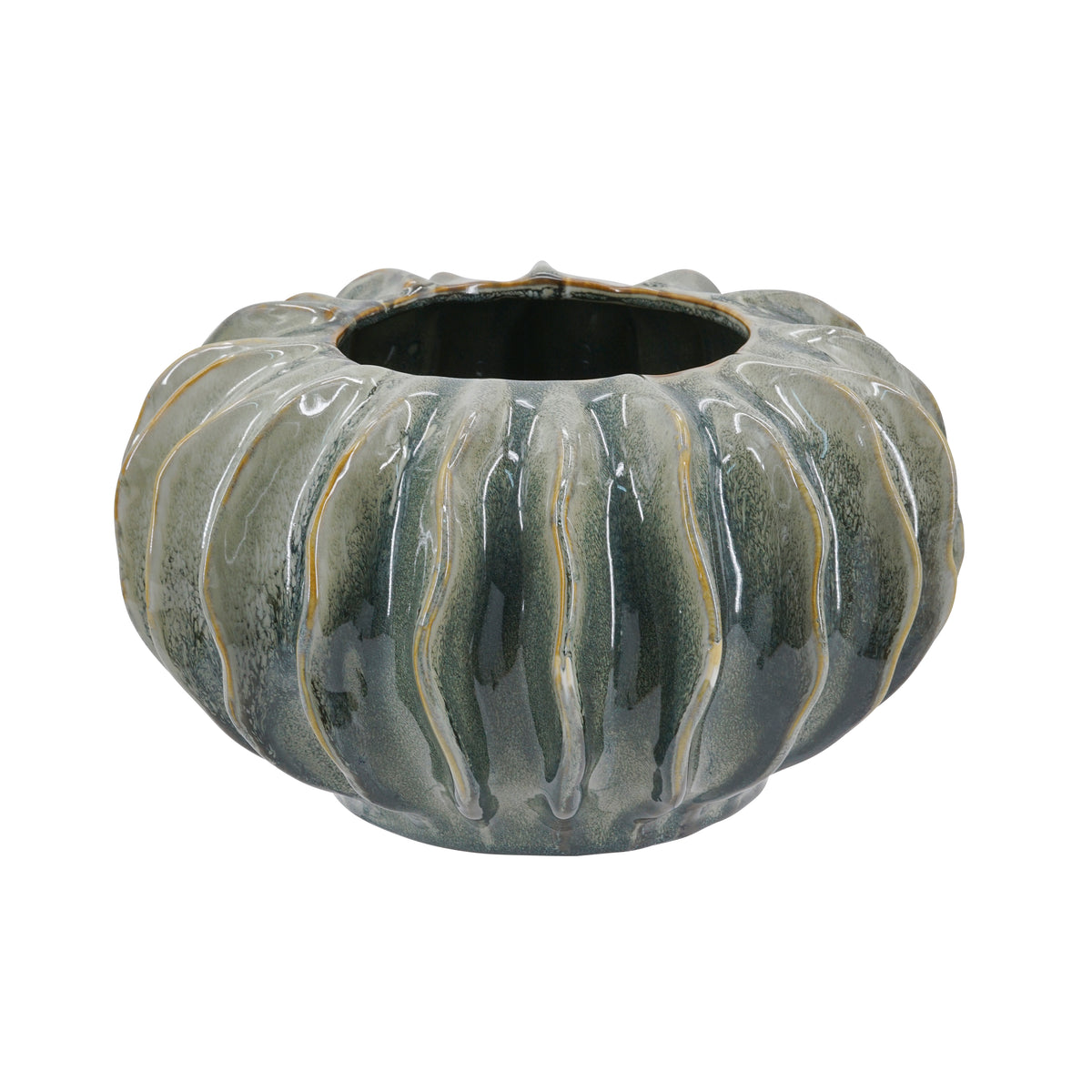 D13.2x7.5" Sculptural Cactus Vase