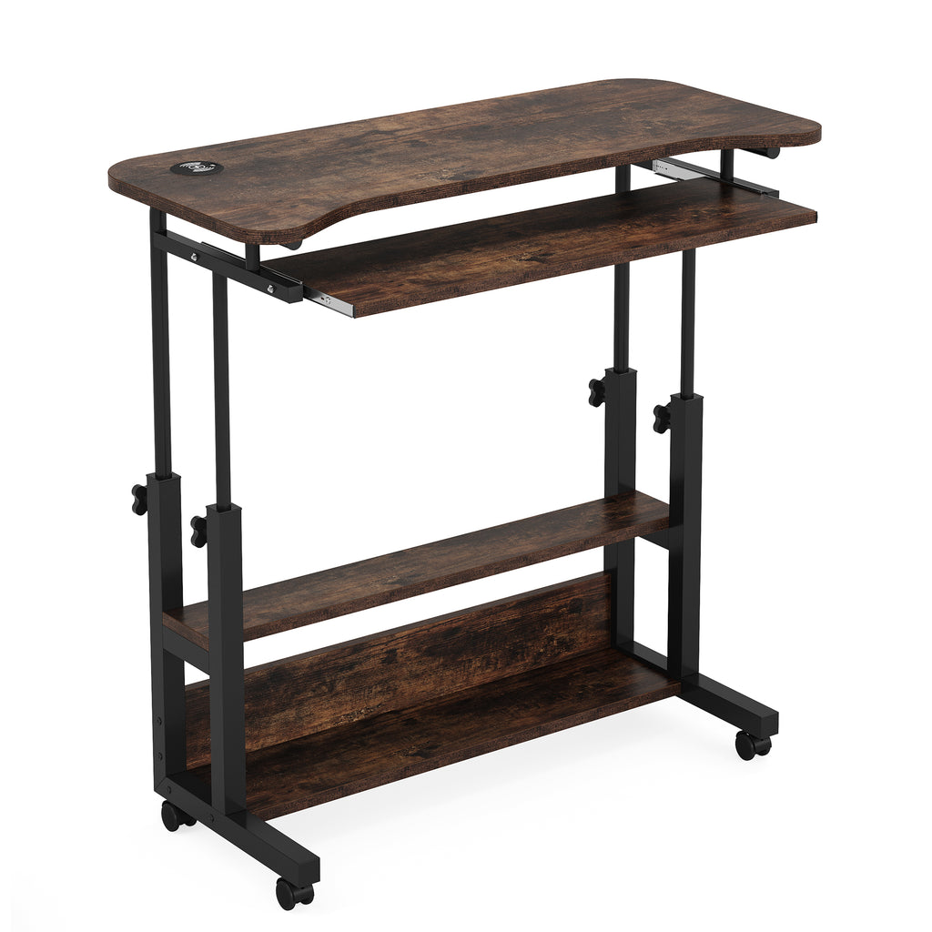32 Inches Portable Desk with Power Outlets