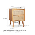 Pure Solid Wood Bedside Cabinet