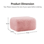 Aviana Ottoman Plush Fabric - Pink
