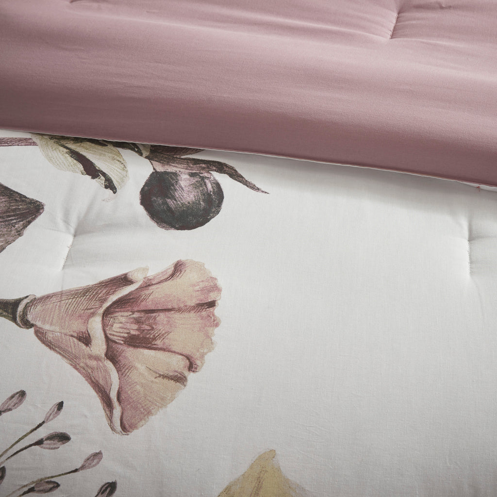 8 Piece Cotton Printed Comforter Set