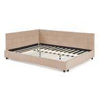 Queen Size Upholstered Tufted Bed Frame