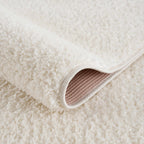 Judy White Washable Area Rug - Clearance