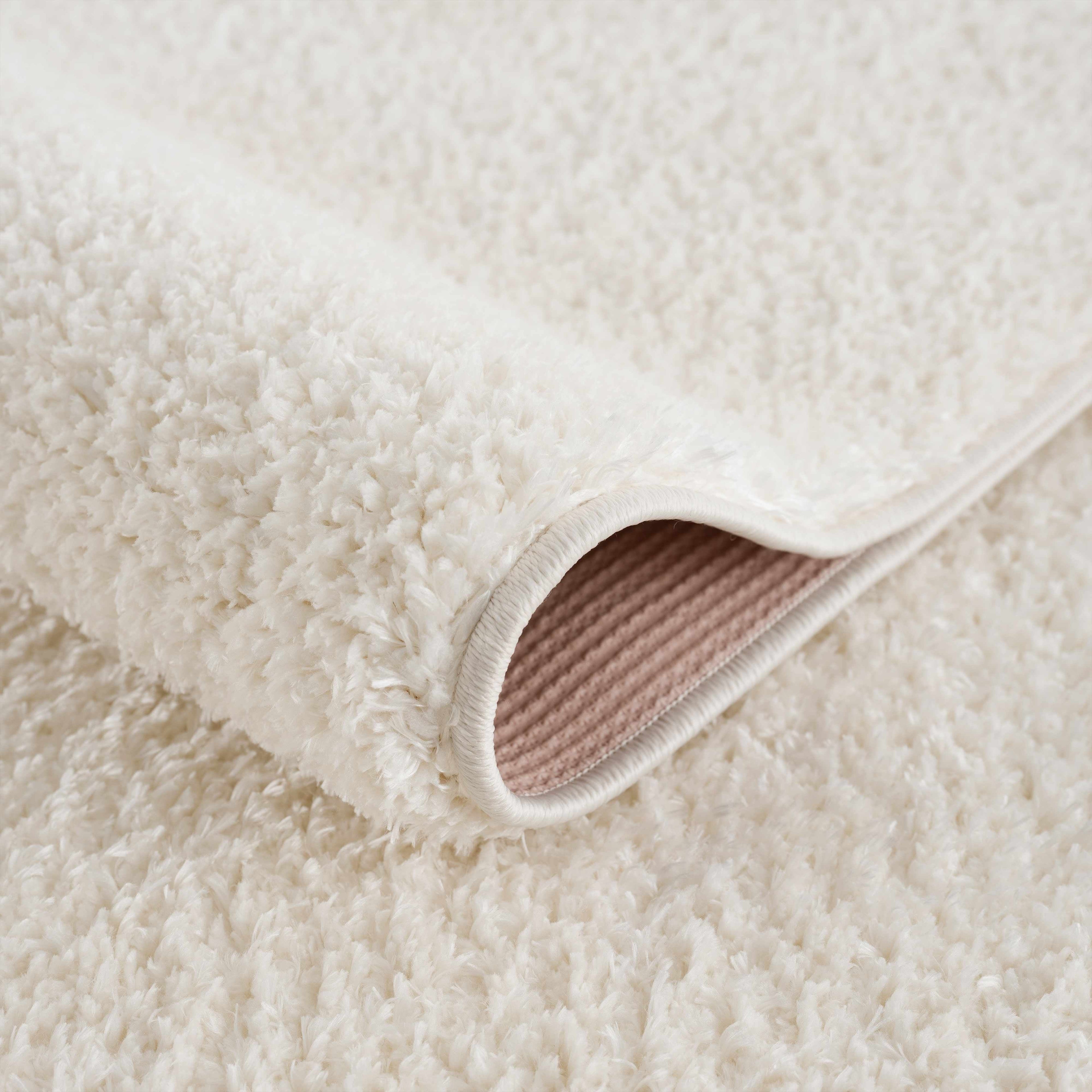 Judy White Washable Area Rug - Clearance