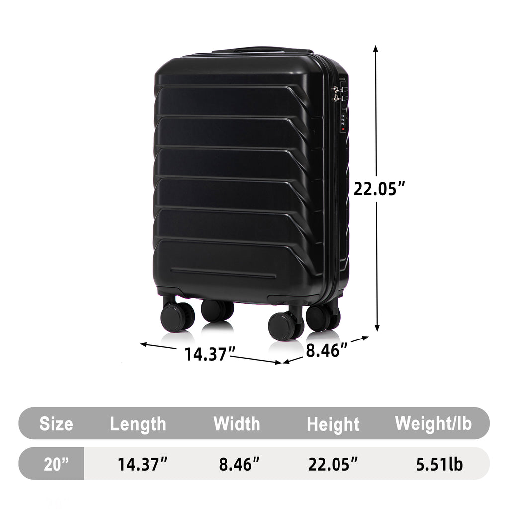 20 Inch ABS Hard Shell Travel Checked Luggage