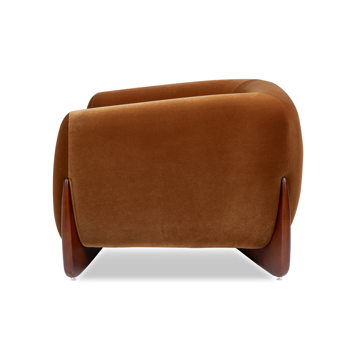 Alpine 44" Sherpa Arm Chair, Burnt