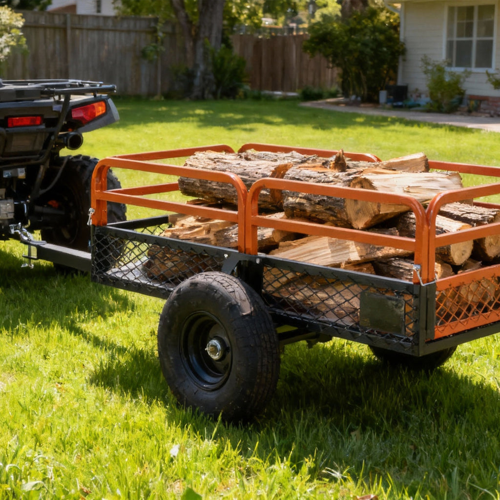 1500LBS Capacity 15 Cubic Feet Dump Cart Trailer