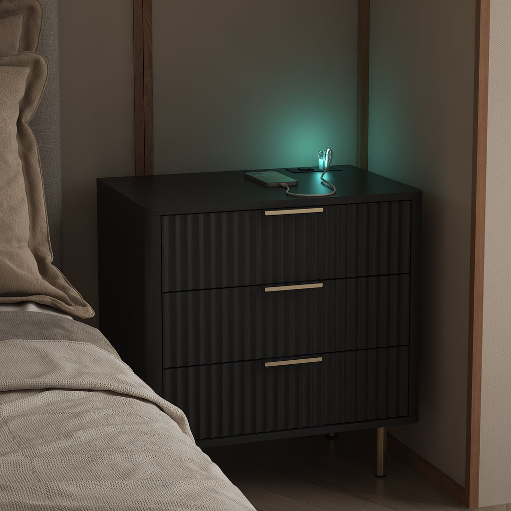 Smart Nightstand with Charging Station