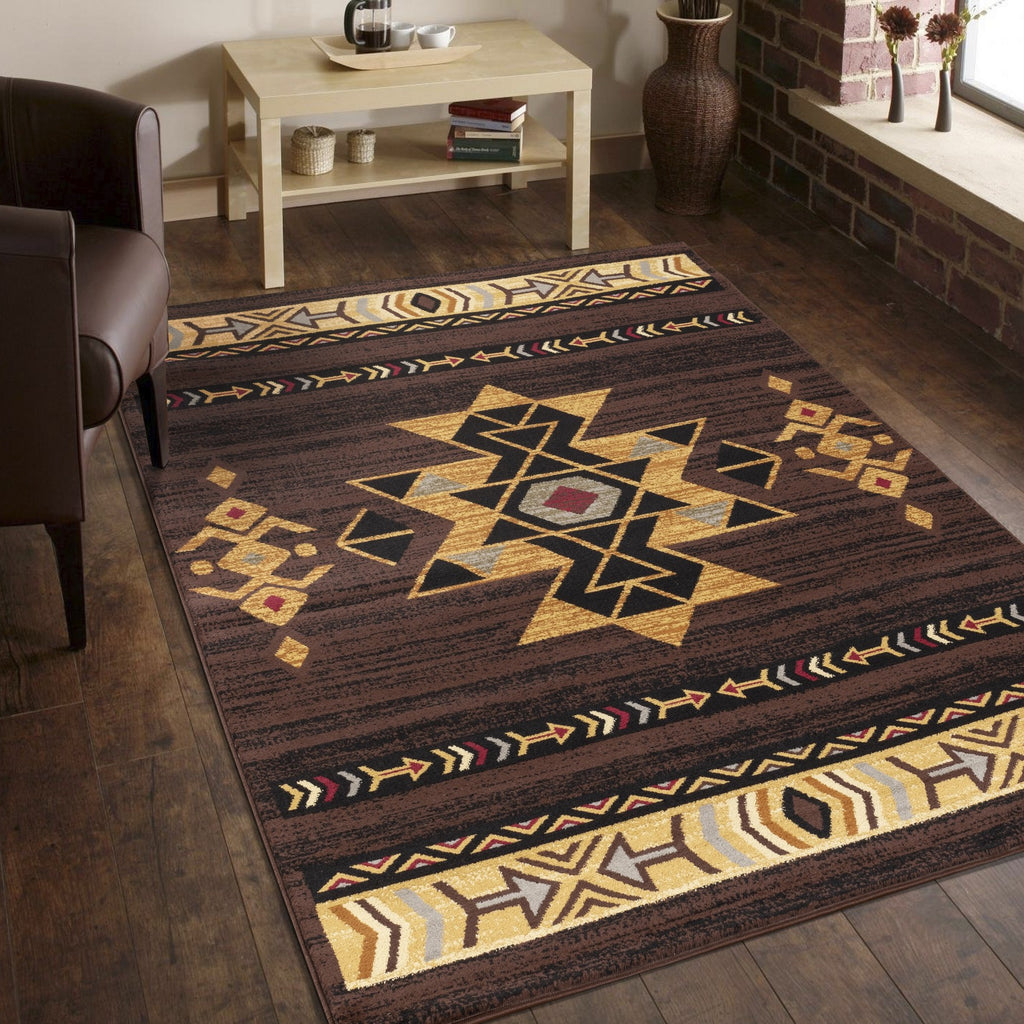 Tribes GC_YLS4005 Southwest-Inspired Area Rug
