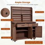 TOPMAX 65''H Large Garden Potting Bench