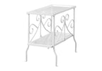 Clear Tempered Glass Accent Table