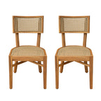Netro Acacia Wood Dining Chair Set