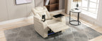 270 Degree Swivel PU Leather Power Recliner